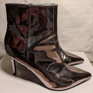 Metallic Nine West Booties
